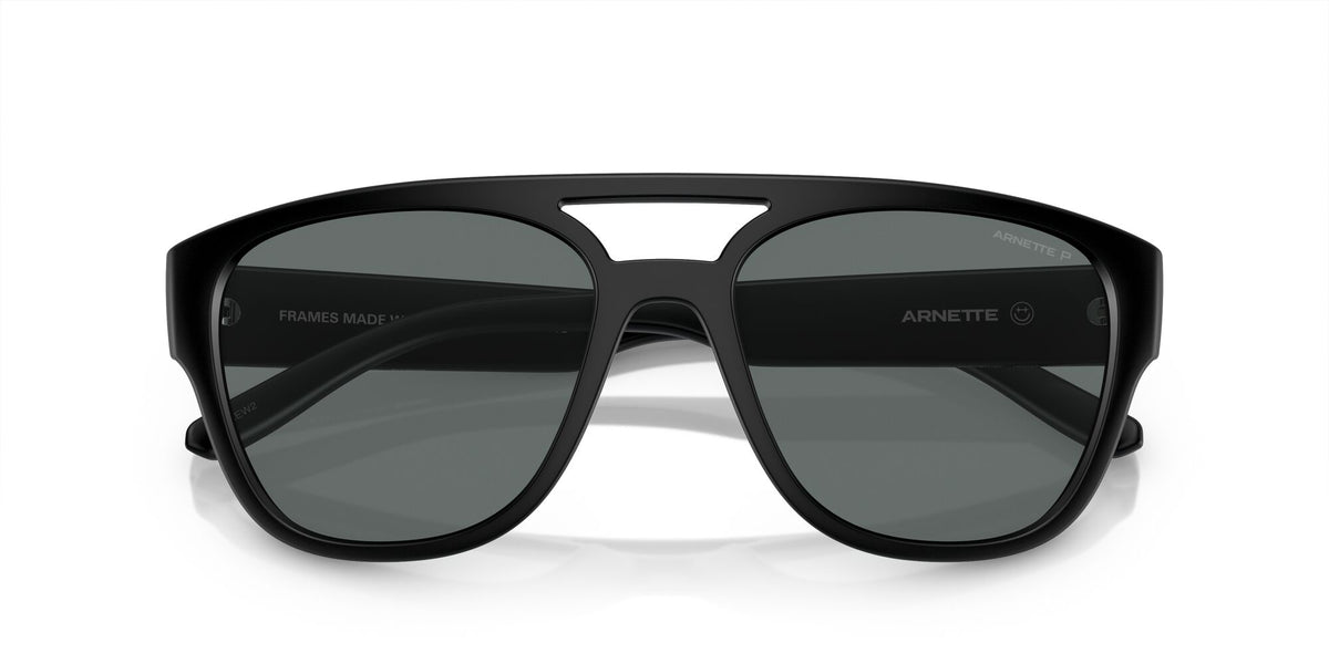 Arnette Mew2 0AN4327 290081 56 Matte Recycled Black / Polarized Grey 56 / Polycarbonate / Injected / Injected