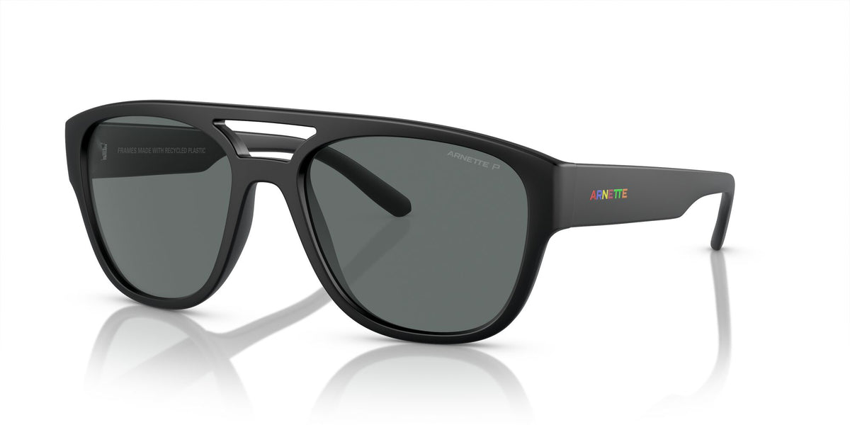 Arnette Mew2 0AN4327 290081 56 Matte Recycled Black / Polarized Grey 56 / Polycarbonate / Injected / Injected