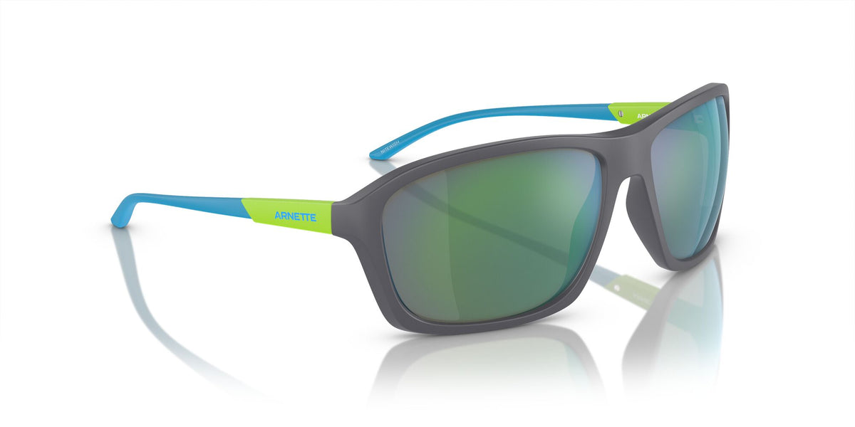 Arnette Nitewish 0AN4329 28538N 63 Matte Light Grey / Blue/Green 63 / Polycarbonate / Injected / Injected