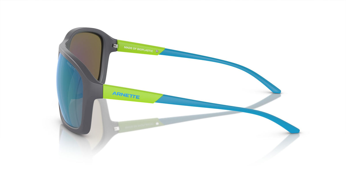 Arnette Nitewish 0AN4329 28538N 63 Matte Light Grey / Blue/Green 63 / Polycarbonate / Injected / Injected
