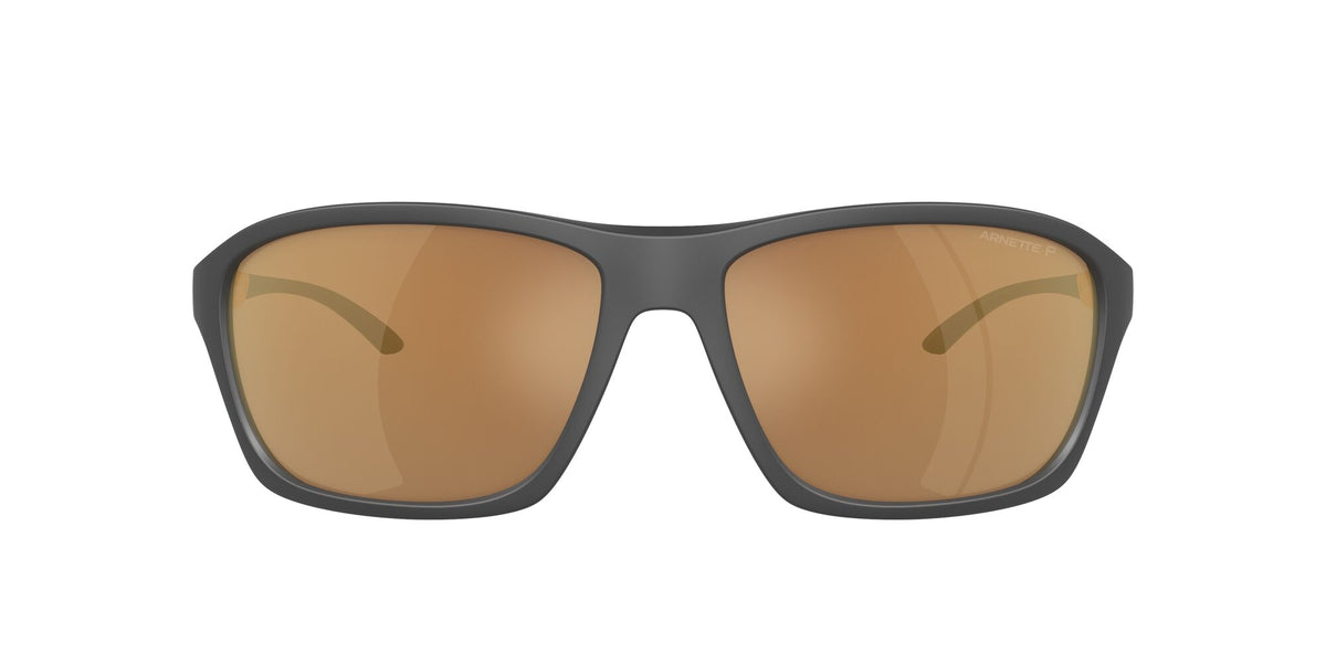 Arnette Nitewish 0AN4329 28702T 63 Matte Grey / Brown Mirror Gold Polarized 63 / Polycarbonate / Injected / Injected