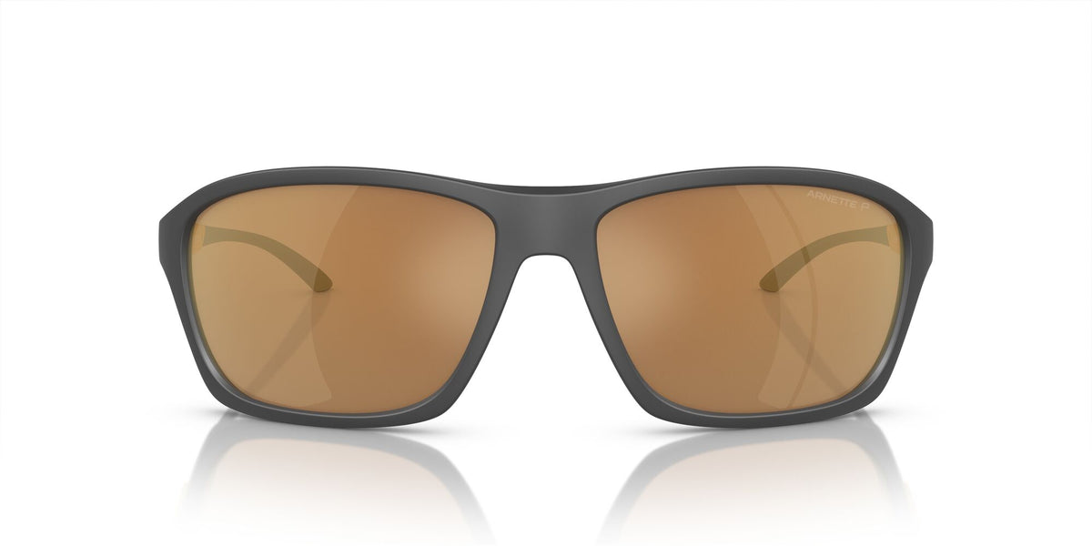 Arnette Nitewish 0AN4329 28702T 63 Matte Grey / Brown Mirror Gold Polarized 63 / Polycarbonate / Injected / Injected