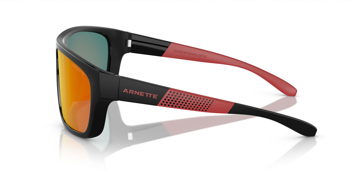 Arnette Hijiki 0AN4330 27536Q 63 Black / Dark Grey Mirror Red/Yellow 63 / Polyamide / Injected / Injected