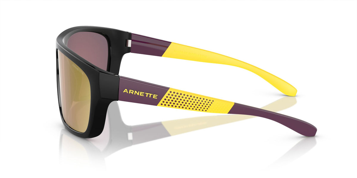 Arnette Hijiki 0AN4330 29047J 63 Black / Violet Mirror Rose Gold 63 / Polyamide / Injected / Injected