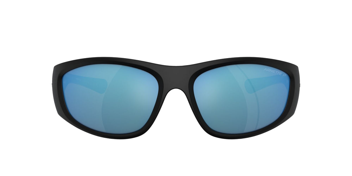 Arnette Ilum 0AN4331 292322 64 Matte Black/Shiny Alumina Blue / Dark Grey Mirror Water Polar 64 / Polycarbonate / Injected / Injected
