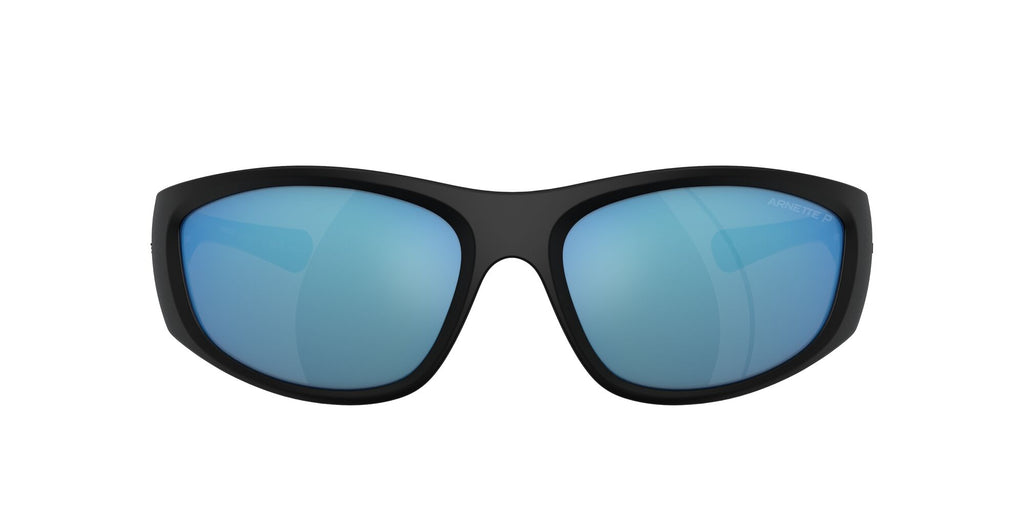 Arnette Ilum 0AN4331 292322 64 Matte Black/Shiny Alumina Blue / Dark Grey Mirror Water Polar 64 / Polycarbonate / Injected / Injected