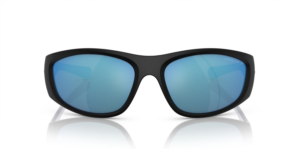 Arnette Ilum 0AN4331 292322 64 Matte Black/Shiny Alumina Blue / Dark Grey Mirror Water Polar 64 / Polycarbonate / Injected / Injected