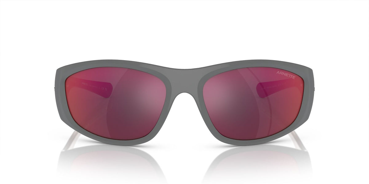 Arnette Ilum 0AN4331 29256Q 64 Matte Grey/Alumina Bronze / Grey Mirror Orange/Yellow 64 / Polycarbonate / Injected / Injected