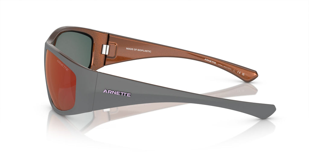 Arnette Ilum 0AN4331 29256Q 64 Matte Grey/Alumina Bronze / Grey Mirror Orange/Yellow 64 / Polycarbonate / Injected / Injected