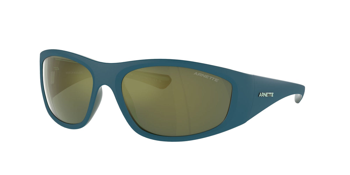 Arnette Ilum 0AN4331 29266R 64 Matte Blue/Alumina Emerald / Dark Green Mirror Petrol 64 / Polycarbonate / Injected / Injected