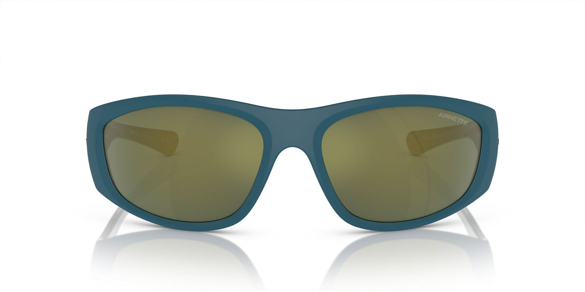 Arnette Ilum 0AN4331 29266R 64 Matte Blue/Alumina Emerald / Dark Green Mirror Petrol 64 / Polycarbonate / Injected / Injected