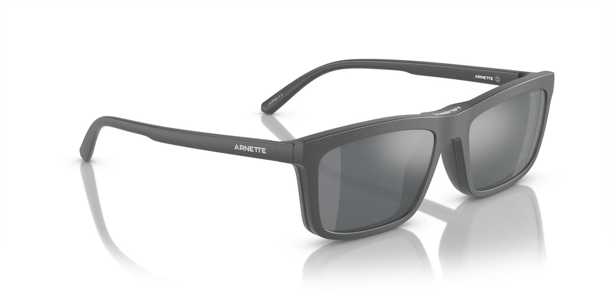 Arnette Hypno 2.0 0AN4333 28411W 55 Matte Dark Grey / Clear 55 / Polycarbonate / Injected / Injected