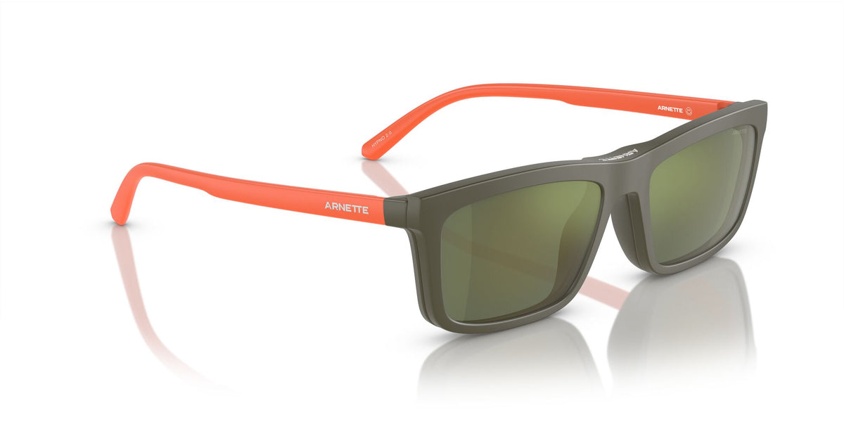 Arnette Hypno 2.0 0AN4333 28541W 55 Matte Military Green / Clear 55 / Polycarbonate / Injected / Injected