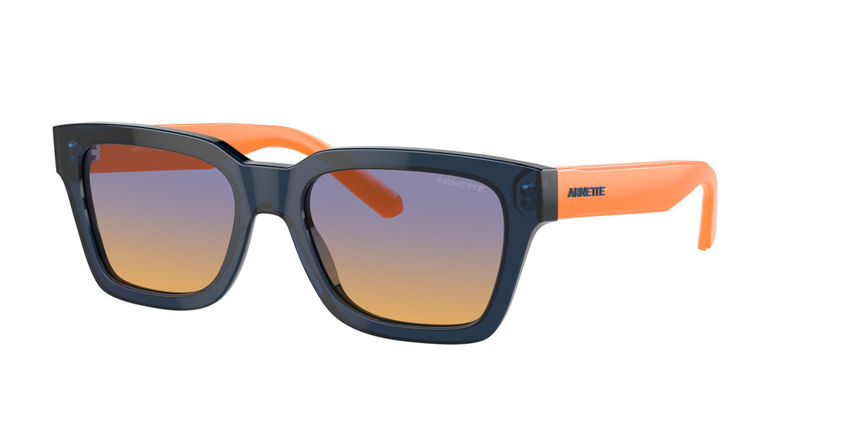Arnette Cold Heart 2.0 0AN4334 12422H 53 Transparent Blue / Orange/Dark Blue 53 / Polyamide Bio / Acetate / Acetate