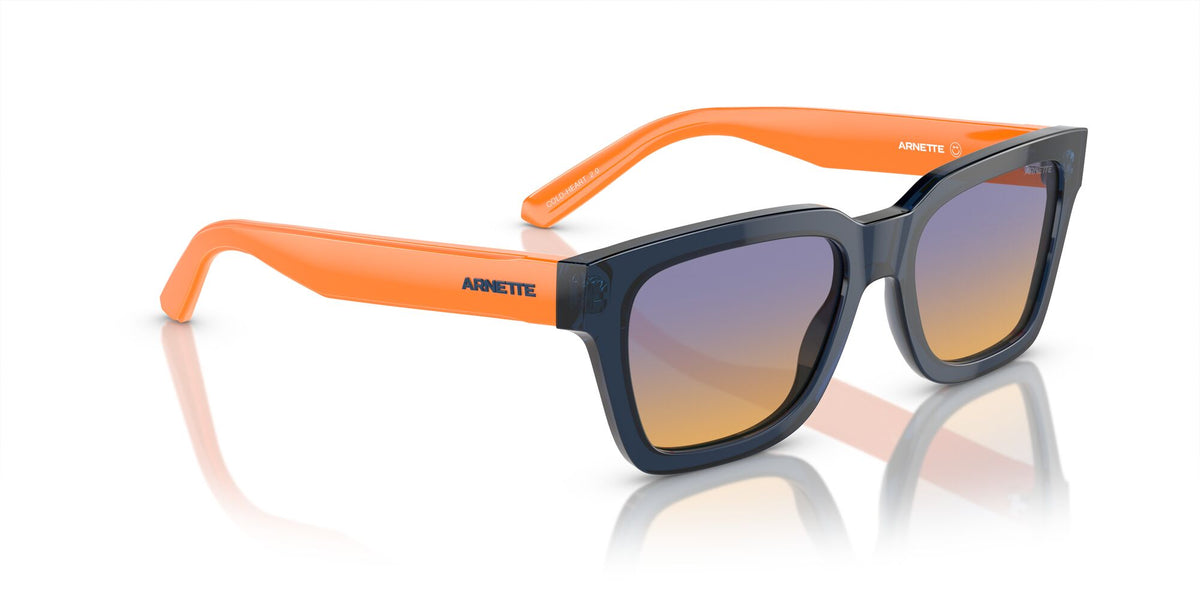 Arnette Cold Heart 2.0 0AN4334 12422H 53 Transparent Blue / Orange/Dark Blue 53 / Polyamide Bio / Acetate / Acetate