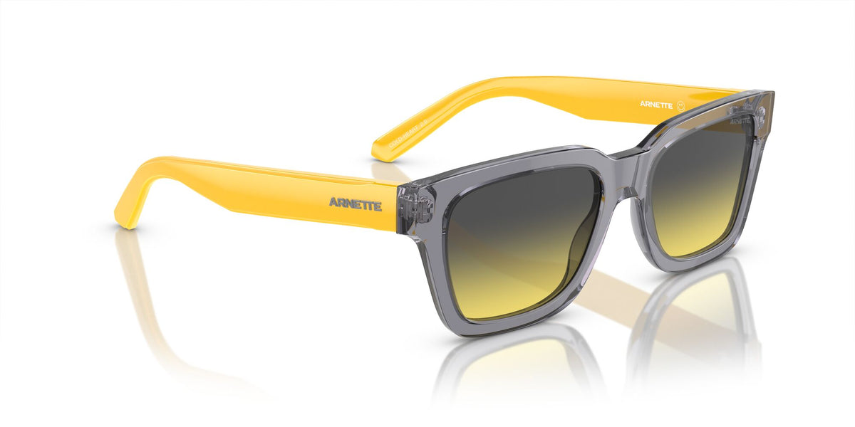 Arnette Cold Heart 2.0 0AN4334 12432Q 53 Transparent Grey / Yellow/Dark Grey 53 / Polyamide Bio / Acetate / Acetate