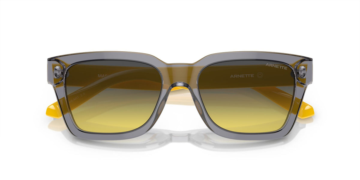 Arnette Cold Heart 2.0 0AN4334 12432Q 53 Transparent Grey / Yellow/Dark Grey 53 / Polyamide Bio / Acetate / Acetate