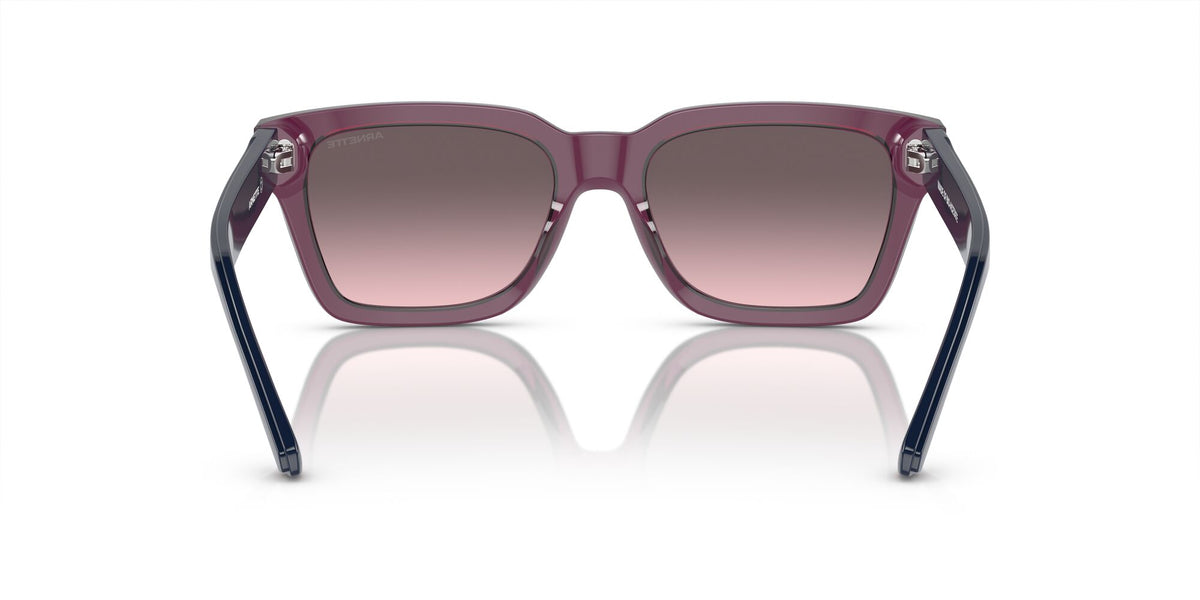 Arnette Cold Heart 2.0 0AN4334 1244H9 53 Transparent Burgundy / Rose Gradient Grey Mirror Blue 53 / Polyamide Bio / Acetate / Acetate