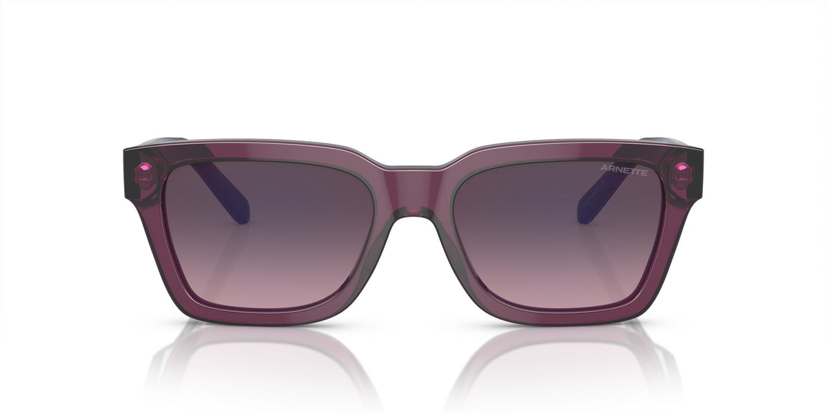 Arnette Cold Heart 2.0 0AN4334 1244H9 53 Transparent Burgundy / Rose Gradient Grey Mirror Blue 53 / Polyamide Bio / Acetate / Acetate