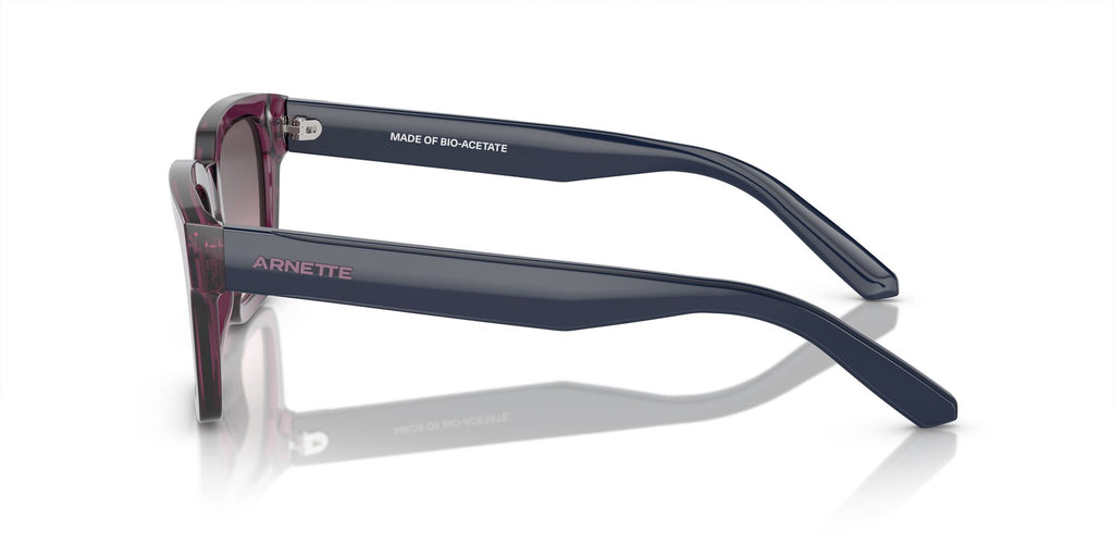 Arnette Cold Heart 2.0 0AN4334 1244H9 53 Transparent Burgundy / Rose Gradient Grey Mirror Blue 53 / Polyamide Bio / Acetate / Acetate