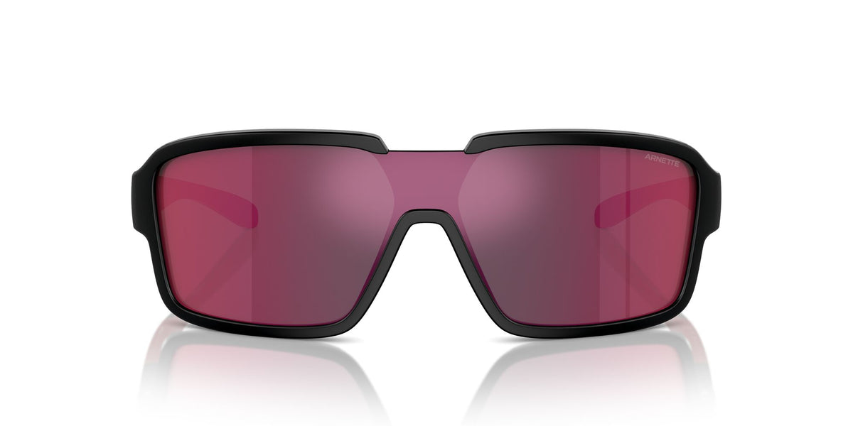 Arnette Fresa 0AN4335 27536Q 32 Black Matte/Shiny / Dark Grey Mirror Red/Yellow
