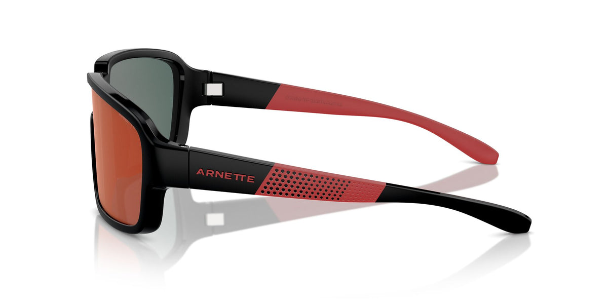 Arnette Fresa 0AN4335 27536Q 32 Black Matte/Shiny / Dark Grey Mirror Red/Yellow