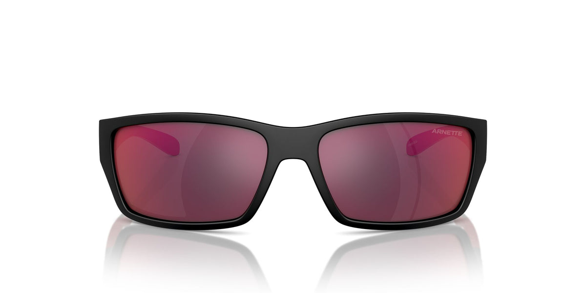 Arnette Frambuesa 0AN4336 27536Q 61 Black/Red Matte/Shiny / Grey Mirror Orange/Yellow