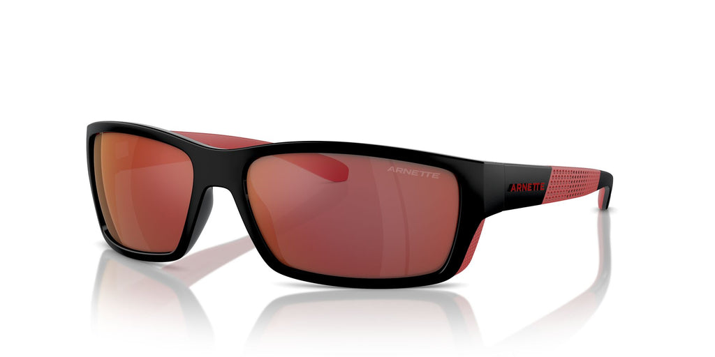 Arnette Frambuesa 0AN4336 27536Q 61 Black/Red Matte/Shiny / Grey Mirror Orange/Yellow