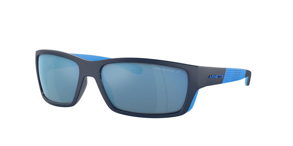 Arnette Frambuesa 0AN4336 275422 61 Dark Blue/lt Blue Matte/Shiny / Dark Grey Mirror Water Polarized