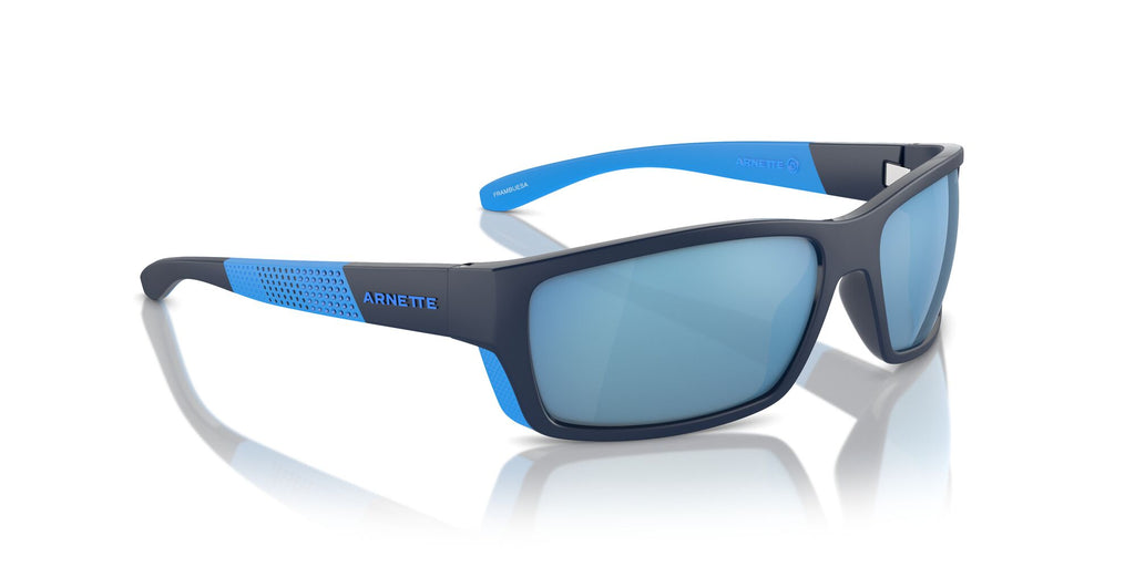 Arnette Frambuesa 0AN4336 275422 61 Dark Blue/lt Blue Matte/Shiny / Dark Grey Mirror Water Polarized