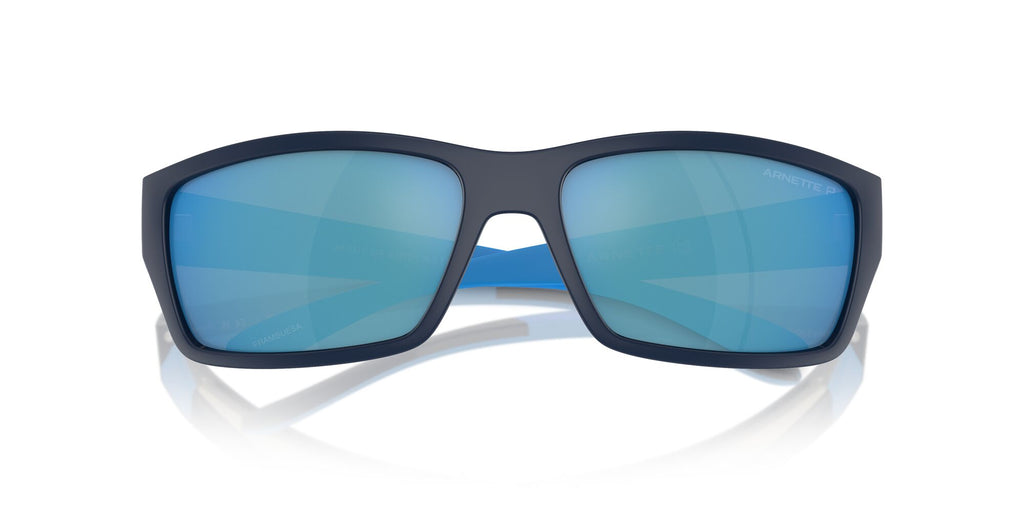 Arnette Frambuesa 0AN4336 275422 61 Dark Blue/lt Blue Matte/Shiny / Dark Grey Mirror Water Polarized