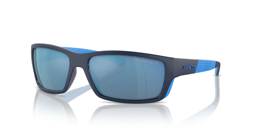 Arnette Frambuesa 0AN4336 275422 61 Dark Blue/lt Blue Matte/Shiny / Dark Grey Mirror Water Polarized