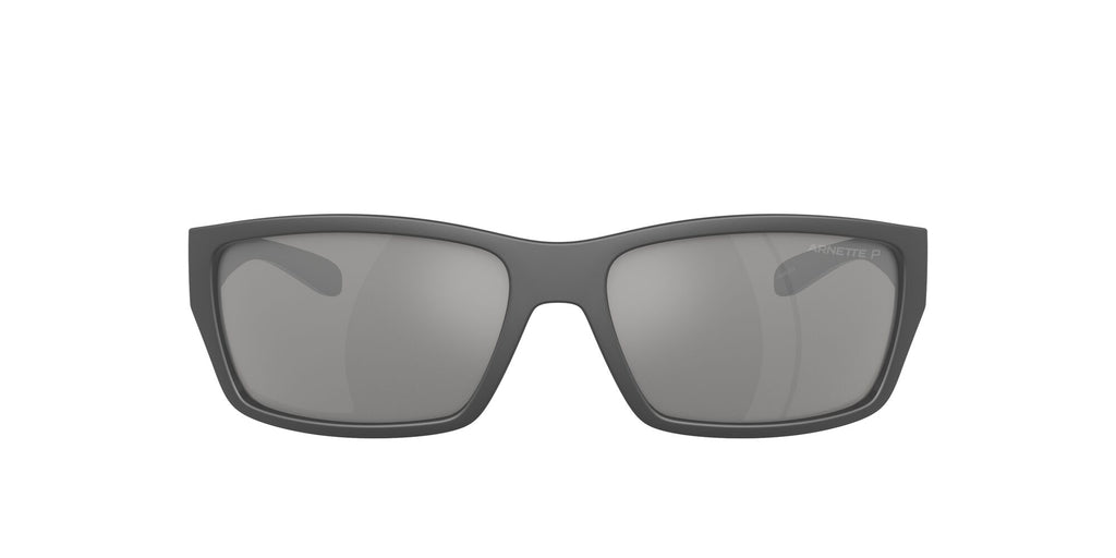 Arnette Frambuesa 0AN4336 2870Z3 61 Medium Grey/Black Matte/Shiny / Grey Mirror Silver 80 Polarized