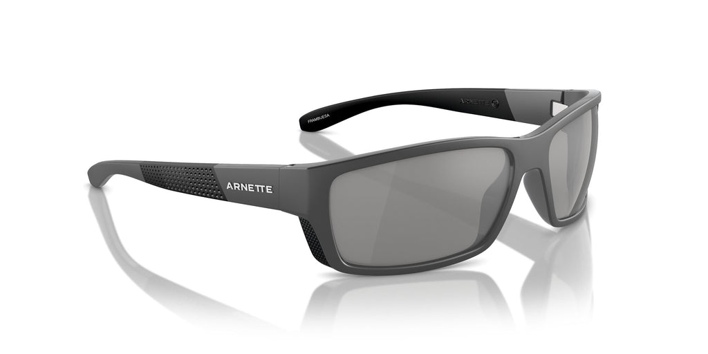 Arnette Frambuesa 0AN4336 2870Z3 61 Medium Grey/Black Matte/Shiny / Grey Mirror Silver 80 Polarized