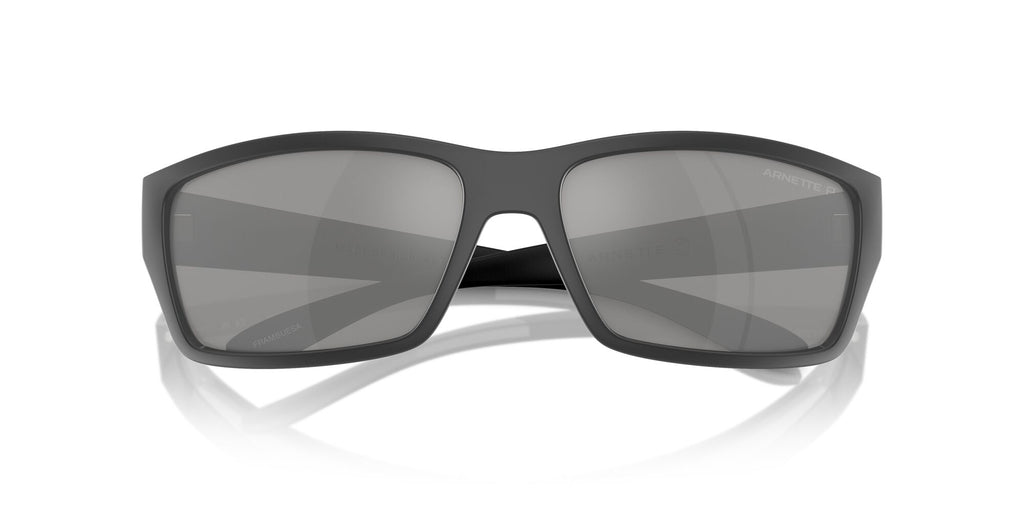 Arnette Frambuesa 0AN4336 2870Z3 61 Medium Grey/Black Matte/Shiny / Grey Mirror Silver 80 Polarized