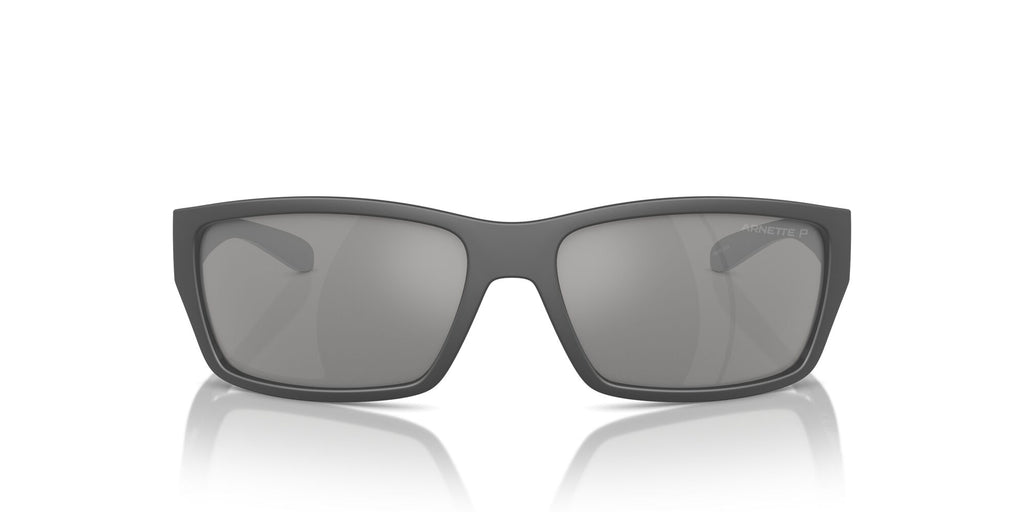 Arnette Frambuesa 0AN4336 2870Z3 61 Medium Grey/Black Matte/Shiny / Grey Mirror Silver 80 Polarized