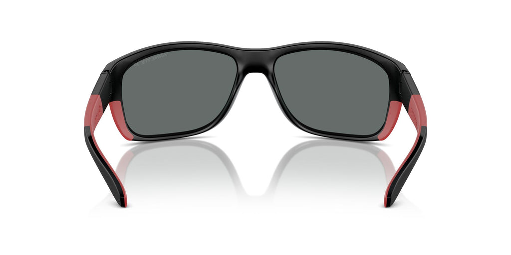 Arnette Floresta 0AN4337 275381 63 Black/Red Matte/Shiny / Dark Grey Polarized