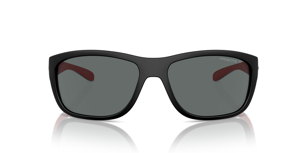 Arnette Floresta 0AN4337 275381 63 Black/Red Matte/Shiny / Dark Grey Polarized