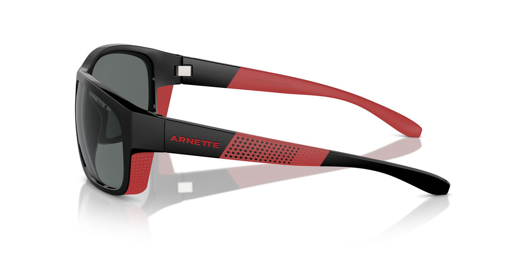 Arnette Floresta 0AN4337 275381 63 Black/Red Matte/Shiny / Dark Grey Polarized