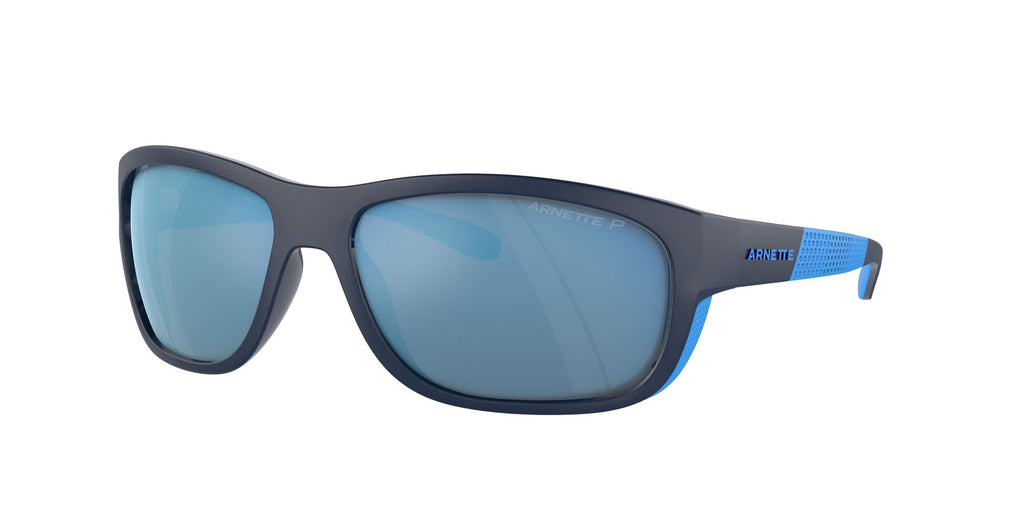 Arnette Floresta 0AN4337 275422 63 Dark Blue/lt Blue Matte/Shiny / Dark Grey Mirror Water Polarized