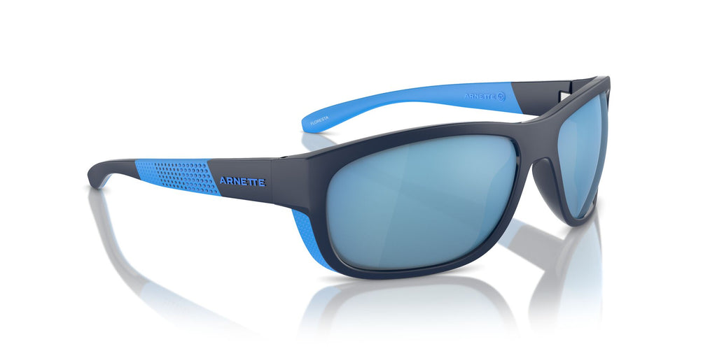 Arnette Floresta 0AN4337 275422 63 Dark Blue/lt Blue Matte/Shiny / Dark Grey Mirror Water Polarized