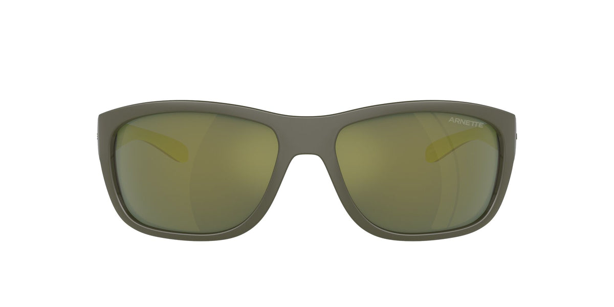 Arnette Floresta 0AN4337 28546R 63 Military/Lime Matte/Shiny / Dark Green Mirror Petrol
