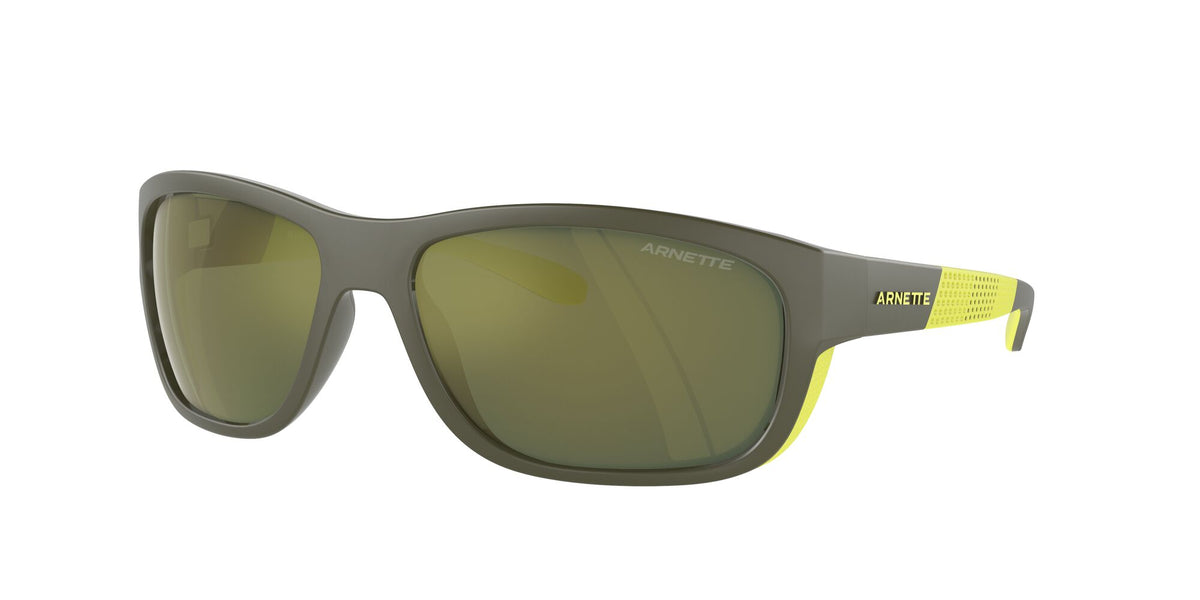 Arnette Floresta 0AN4337 28546R 63 Military/Lime Matte/Shiny / Dark Green Mirror Petrol