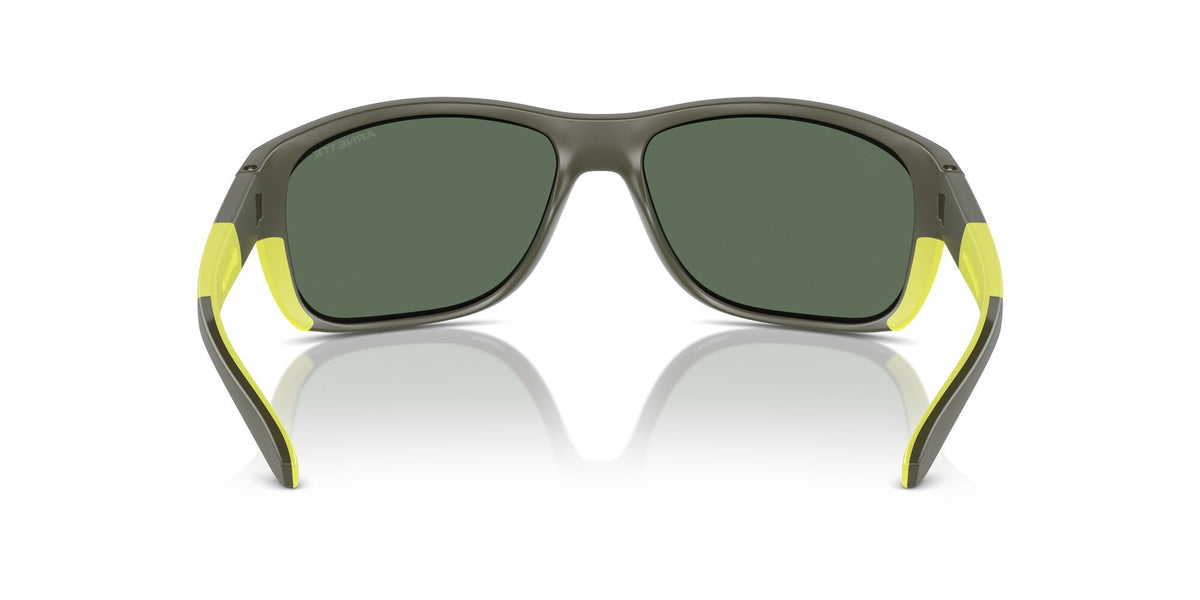 Arnette Floresta 0AN4337 28546R 63 Military/Lime Matte/Shiny / Dark Green Mirror Petrol