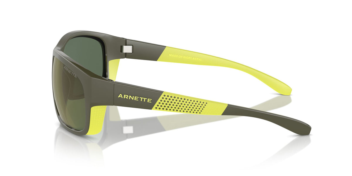 Arnette Floresta 0AN4337 28546R 63 Military/Lime Matte/Shiny / Dark Green Mirror Petrol