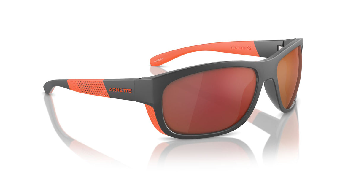 Arnette Floresta 0AN4337 28706Q 63 Medium Grey/Orange Matte/Shiny / Grey Mirror Orange/Yellow