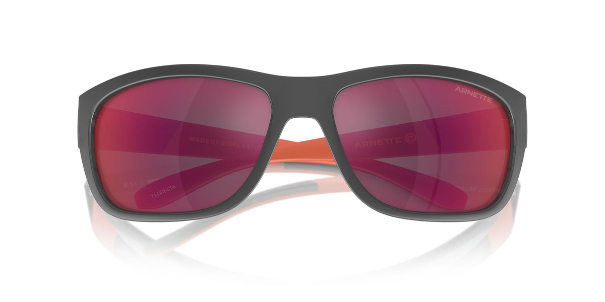 Arnette Floresta 0AN4337 28706Q 63 Medium Grey/Orange Matte/Shiny / Grey Mirror Orange/Yellow