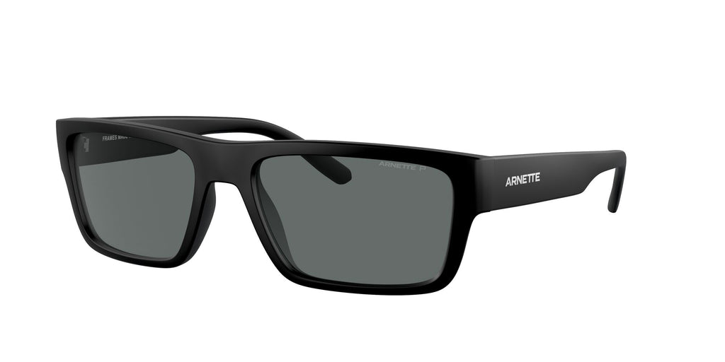 Arnette Phoxer 0AN4338 290081 57 Matte Recycled Black / Polarized Dark Grey