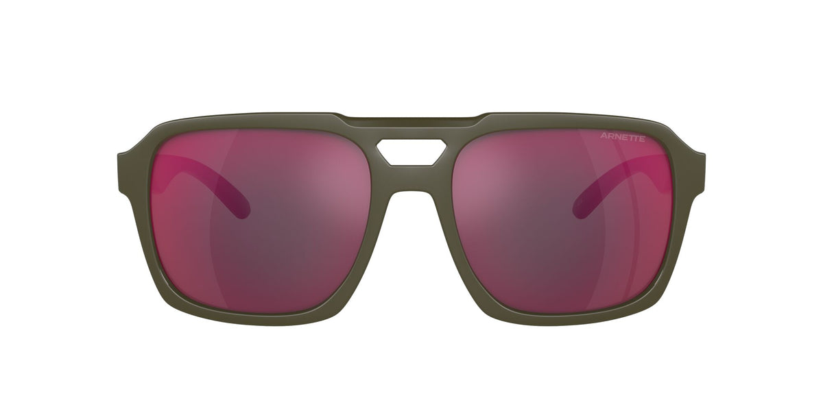 Arnette Keia 0AN4339 28546Q 57 Military Matte/Shiny / Grey Mirror Orange/Yellow