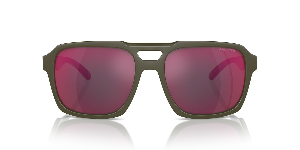 Arnette Keia 0AN4339 28546Q 57 Military Matte/Shiny / Grey Mirror Orange/Yellow